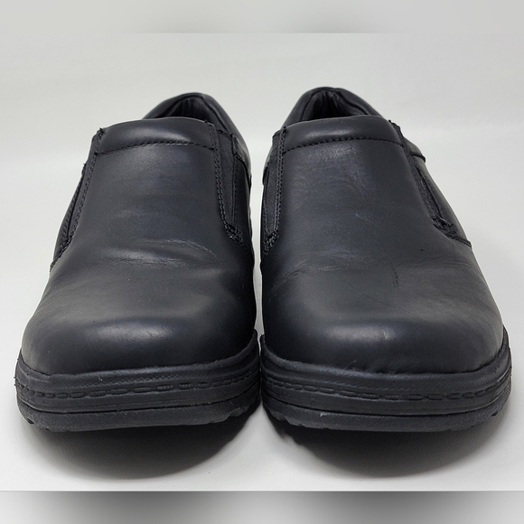 ABEO Men's Size US 10 Black Leather Casual Slip On Loafer Ruben 24R Pre-owned - Picture 5 of 9